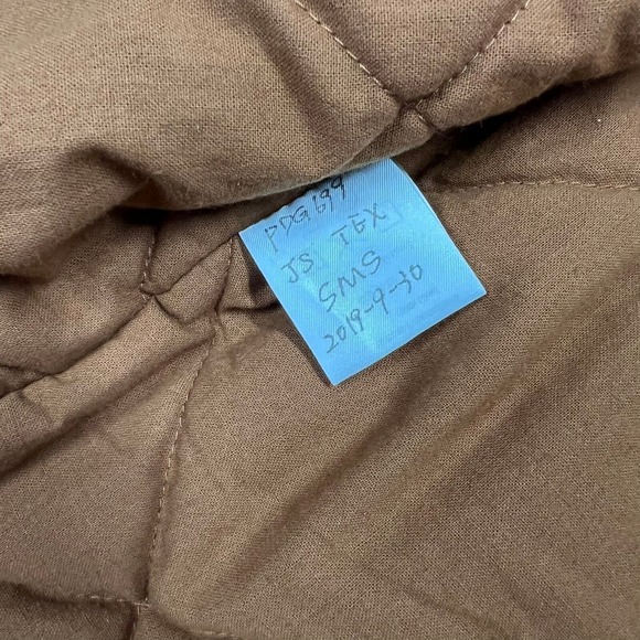 Pendleton Pine Grove Canvas Vest Mens M Brown Full Zip Mock Neck OFAK Prototype - Picture 8 of 11